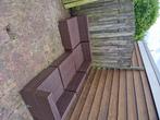 Loungeset hoekbank, Ophalen, Zo goed als nieuw, Hout