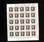 ISLE OF MAN BLOK 1990 POSTFRIS BLOK BLACK PENNY  koopje, Ophalen of Verzenden, Postfris