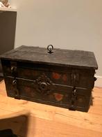 Antieke kist van staal, Ophalen, Minder dan 50 cm, 50 tot 100 cm, Zo goed als nieuw