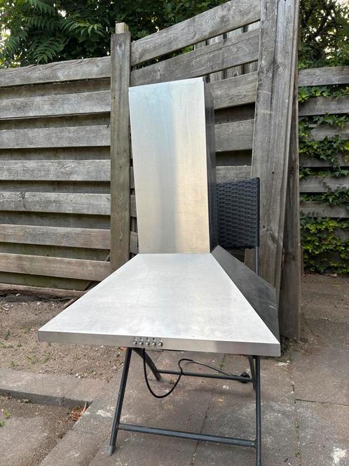 Afzuigkap rvs exquisit 60cm, Witgoed en Apparatuur, Afzuigkappen, Zo goed als nieuw, Vrijstaand, Wandschouwkap, Motor, Ophalen