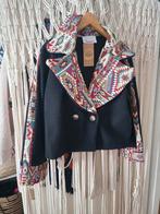 Leuke aparte jas, maat 44/46, nieuw!, Kleding | Dames, Luisa, Ophalen of Verzenden, Nieuw, Zwart