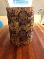 Lampenkap, velours Flamingo/Oker cilinder 40-30, nieuw, Ophalen of Verzenden, Nieuw, Overige vormen, 25 tot 50 cm