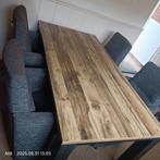 Eettafel met 4 stoelen, Huis en Inrichting, Ophalen, Gebruikt, Modern, 4 tot 6 stoelen