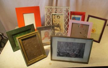 Mooi Partij van 9 Fotolijsten beschikbaar voor biedingen