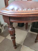 Antieke stoel met leer bekleed, Ophalen