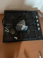 Inbouw gaskookplaat 4 pitten, Ophalen, 4 kookzones, Zo goed als nieuw, Inbouw