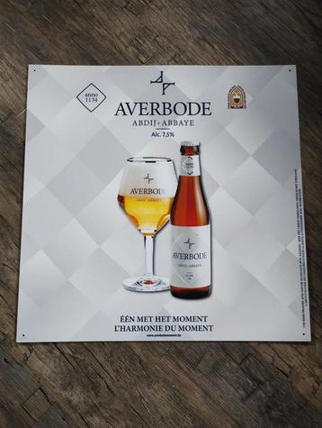 Averbode bier reclamebord