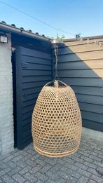 Een rieten hanglamp van Karwei, Huis en Inrichting, Ophalen, Zo goed als nieuw, Minder dan 50 cm
