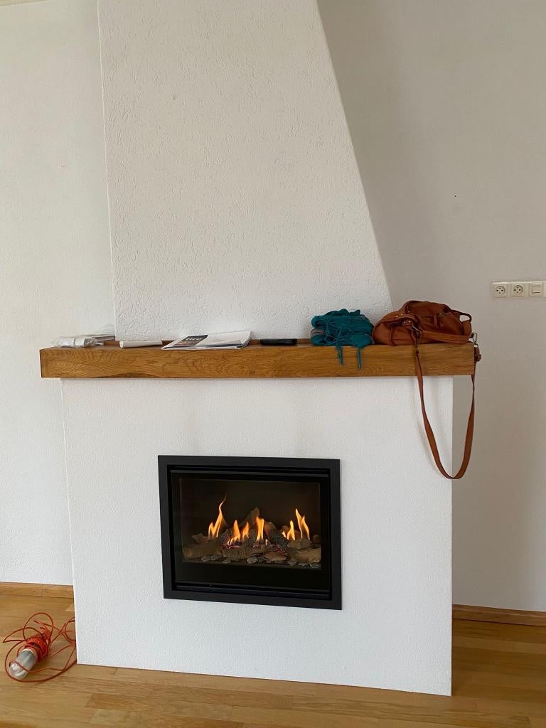 Bellfires Unica-2 70 haard, Ophalen, Gebruikt, Inzethaard, Gashaard