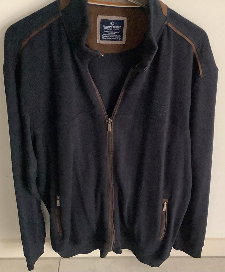 Fellows United vest maat 3 XL, Kleding | Heren, Grote Maten, Nieuw, Trui of Vest, Blauw, Ophalen of Verzenden