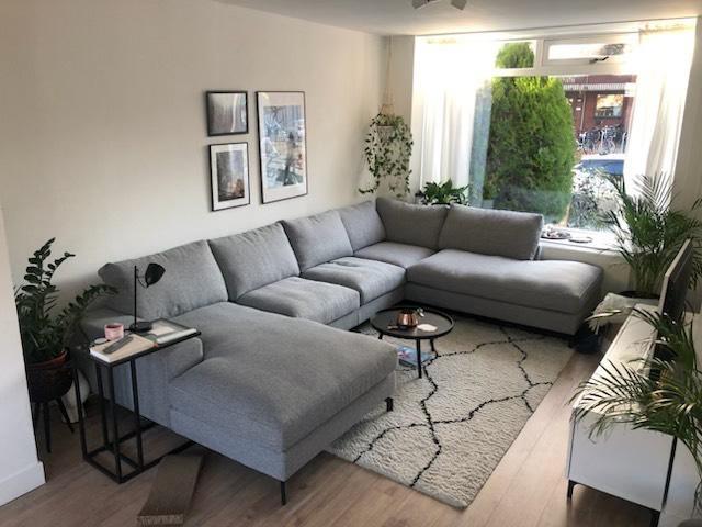 Bank - Monza (U-bank), Huis en Inrichting, Banken | Bankstellen, Gebruikt, Hoekbank, Vierpersoons of meer, 300 cm of meer, 75 tot 100 cm