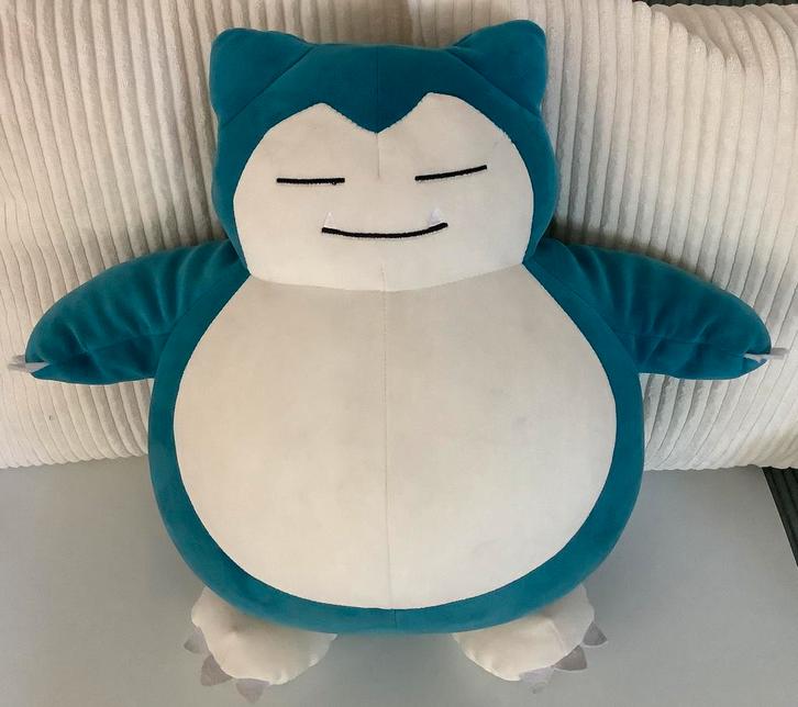 Zgan pluche Pokemon Slapende Snorlax  45cm, Kinderen en Baby's, Speelgoed | Knuffels en Pluche, Zo goed als nieuw, Ophalen