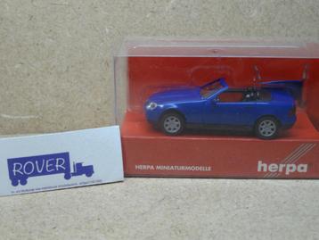 HERPA 1:87, MERCEDES SLK Roadster Cabrio Blue OVP Zie Foto`s beschikbaar voor biedingen