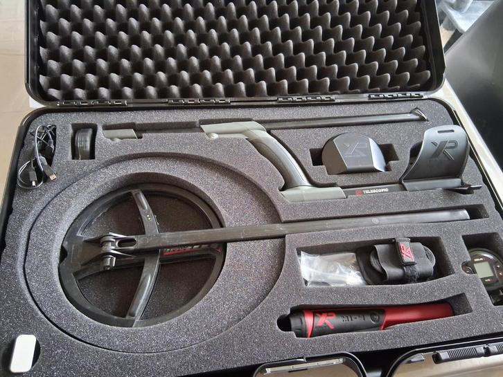 Xp deus 2 met pinpointer en hardcase., Hobby en Vrije tijd, Metaaldetectors, XP, Ophalen