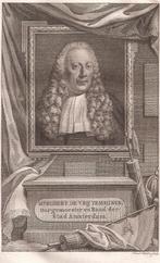 Mr. Egbert de Vrij Temminck, Burgemeester en Raad Amsterdam, Antiek en Kunst, Kunst | Etsen en Gravures, Ophalen of Verzenden
