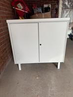 Kastje van grijs gemoffeld staal, Huis en Inrichting, Kasten | Lockerkasten, Ophalen of Verzenden, Zo goed als nieuw