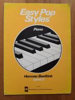 Easy Pop Styles Herman Beeftink band 3 - pianoboek, Gebruikt, Ophalen of Verzenden, Artiest of Componist, Piano