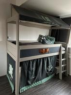 ZGAN Lifetime bed hoogslaper 4-in-1 grijs voor jongens, Ophalen, Zo goed als nieuw, Hoogslaper