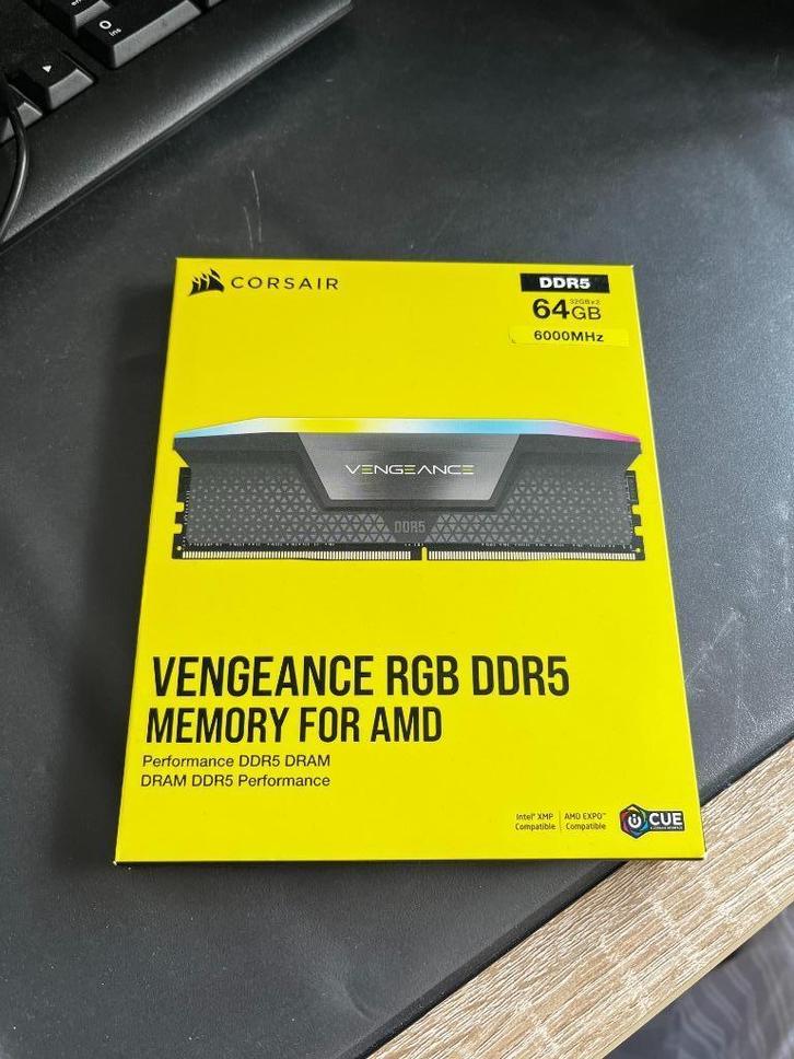 [NIEUW] Corsair Vengeance DDR5 64Gb (2x32) 6000Mhz Ram, Computers en Software, RAM geheugen, Nieuw, Desktop, 64 GB, DDR5, Ophalen of Verzenden