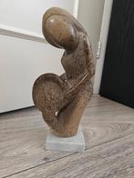 Stenen Beeld Vrouw met Kom, Ophalen of Verzenden