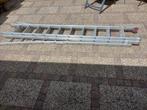 Stevige aluminium ladder 3 x 10 sporten., Doe-het-zelf en Verbouw, Ladders en Trappen, Ophalen, Zo goed als nieuw, 4 meter of meer