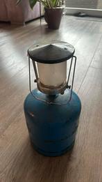 Gasfles lamp kampeer licht op gas, Ophalen of Verzenden, Zo goed als nieuw