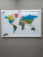 Nieuw: whiteboard en wereldkaart in één. Magnetisch en stift, Ophalen of Verzenden, Nieuw