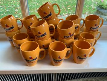 Chocomel 20 stuks bekers mokken met oor bedrukt beschikbaar voor biedingen