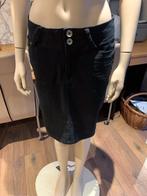 Ekseption zwarte jeans rok NIEUW maat 36, Zwart, Nieuw, Ophalen of Verzenden, Knielengte