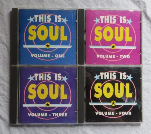 4CD - This is Soul (4x14 tracks, Wilbert Harrison e.a.), Cd's en Dvd's, Cd's | R&B en Soul, Ophalen of Verzenden