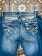Vintage jeans met mooie details, Kleding | Dames, Spijkerbroeken en Jeans, Kaporal, Blauw, Ophalen of Verzenden, Zo goed als nieuw