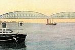 970374 Nijmegen Gld 1919 Gierpont Grierbrug Veerpont Waal, Ophalen of Verzenden, Voor 1920, Gelopen, Gelderland