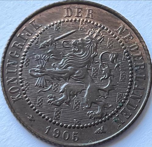 2,5 cent 1905 topkwaliteit!, Postzegels en Munten, Munten | Nederland, 1 cent, Koningin Wilhelmina, Ophalen of Verzenden