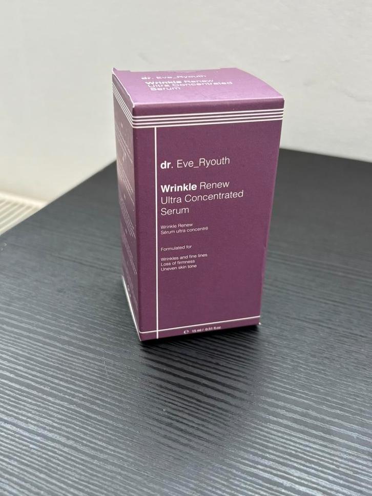 Dr Eve Ruth wrinkle renew ultra concentrate serum / 15ml, Sieraden, Tassen en Uiterlijk, Uiterlijk | Gezichtsverzorging, Nieuw