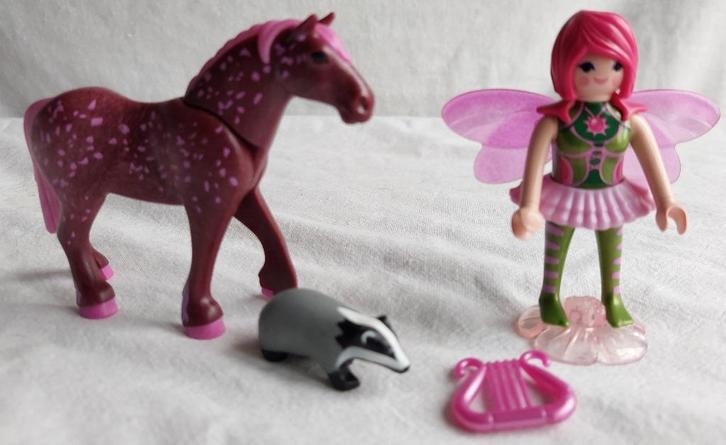 Playmobil 5449 Bosfee Surya met Paard, Kinderen en Baby's, Speelgoed | Playmobil, Gebruikt, Complete set, Ophalen of Verzenden