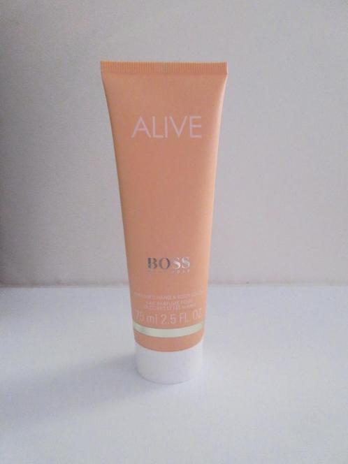 Alive lait parfume / Boss hand and body lotion 75 ml, Sieraden, Tassen en Uiterlijk, Uiterlijk | Lichaamsverzorging, Nieuw, Bodylotion, Crème of Olie
