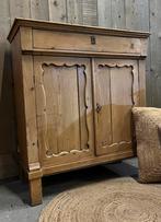Oud grenen biedermeier meidenkastje, Huis en Inrichting, Ophalen of Verzenden, 25 tot 50 cm, 50 tot 100 cm, Minder dan 100 cm