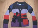 Doerak leuk rood / grijs / paars / lila gestreept vest 140, Gebruikt, Meisje, Trui of Vest, DOERAK