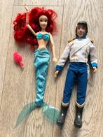 Barbie de kleine zeemeermin Ariel en Eric, Ophalen of Verzenden, Zo goed als nieuw