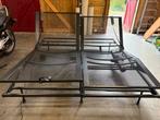 Auping verstelbare spiraal bedbodems 180x200 (2x90), Huis en Inrichting, Ophalen, Zwart, Tweepersoons, 180 cm