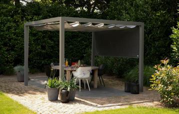 Harmonicadoek Nesling 290 x 400 cm Antraciet beschikbaar voor biedingen