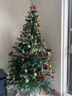 Prachtige kerstboom 190cm Sneeuweffect, Dennenappels & Trein, Diversen, Kerst, Ophalen of Verzenden, Gebruikt
