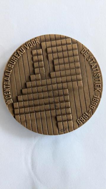 Penning 90 jaar Centraal Bureau voor de Statistiek  beschikbaar voor biedingen