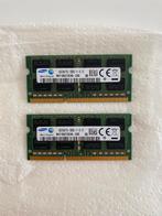 8GB 2 x 4 GB Laptop RAM geheugen DDR3 2rx8 pc3 ram 12800s, Computers en Software, RAM geheugen, Ophalen of Verzenden, Zo goed als nieuw