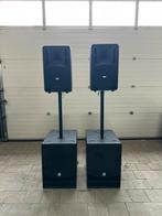 Compacte speaker set, 2x DB sub 15, 2x RCF Art 310a, Gebruikt, Overige typen, 120 watt of meer, Ophalen