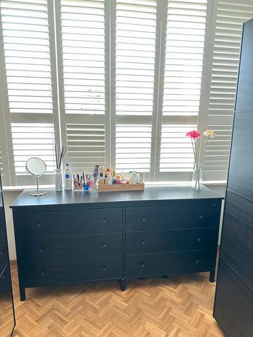 IKEA KOPPANG ladekast - Zwartbruin - 6 lades