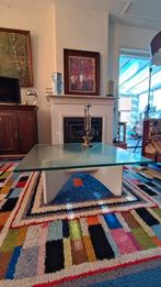 Modernist salontafel, Huis en Inrichting, 50 tot 100 cm, Modernist, Gebruikt, Glas