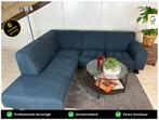 GRATIS LEVERING Hoekbank Blauw 245x230 GEREINIGD, Hoekbank, Ophalen of Verzenden, Zo goed als nieuw, 200 tot 250 cm