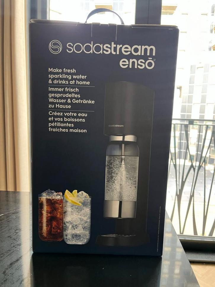 Nieuwe Sodastream Enso - Nooit gebruikt!, Witgoed en Apparatuur, Bruiswatermachines, Nieuw, Ophalen of Verzenden