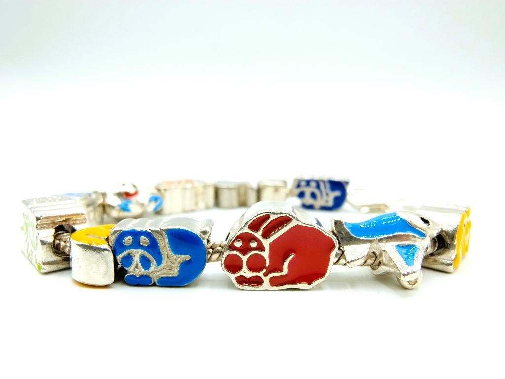 Zilveren kinder bedelarmband, Piccolo, Italië, 15 cm, Info@zilverwebsite.nl, Verzenden, Zo goed als nieuw, Zilverwebsite.nl